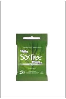 Preservativo SexFree - MENTA